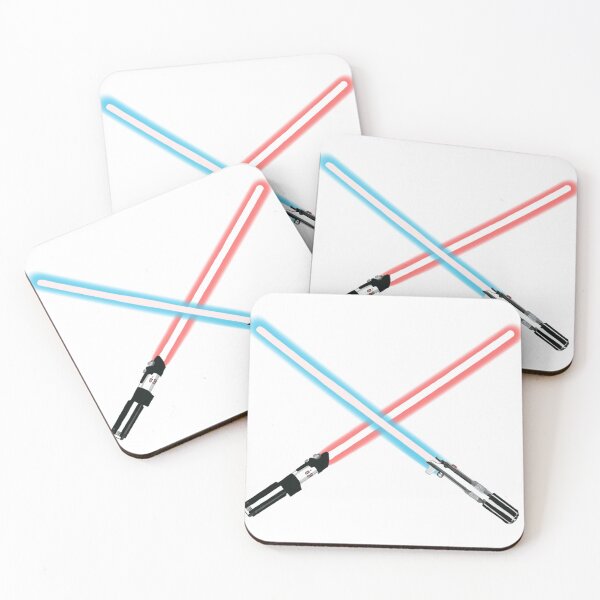 Aperçu de l'œuvre Duel au sabre laser créée et vendue par stickersbyashleigh.