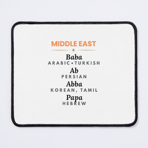 Item preview, Dads of the Middle East: Arabic, Persian & Hebrew Father Names Fathers Day Gift designed and sold by mimicrafts516.