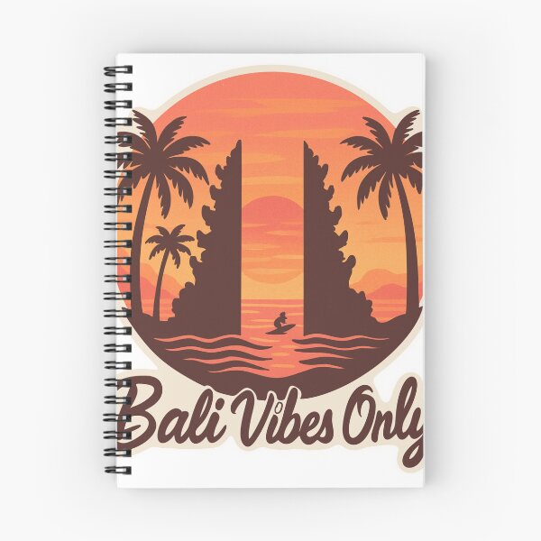 Item preview, Bali Vibes Only – Sunset Temple Retro Tropical Design designed and sold by Dospart.