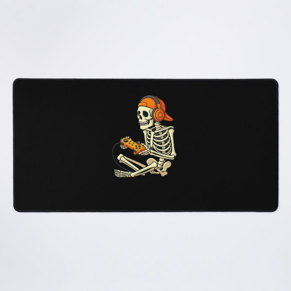 Item preview, Halloween Skeleton Gamer Video Gaming Boys Men Kids Tees designed and sold by TalalosART.