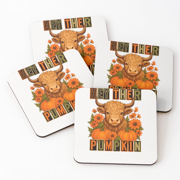 Item preview, Hay There Pumkin Highland Cow Fall Autumn Thanksgiving designed and sold by TalalosART.