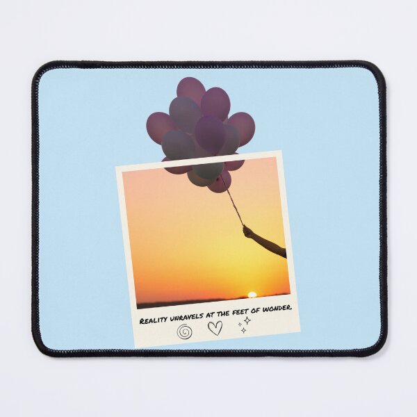 Item preview, Reality Unravels at the Feet of Wonder – Dreamy Sunset Polaroid with Floating Balloons designed and sold by LUV963.