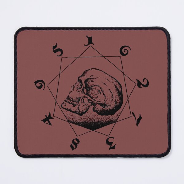 Item preview, Skull in 9-Sided Star (Black Print) designed and sold by Tony Bondioli - Art & Design.