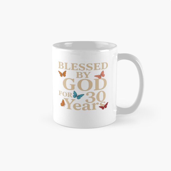 Item preview, 30 Years Blessed by God – Spiritual Anniversary Design designed and sold by semad34.