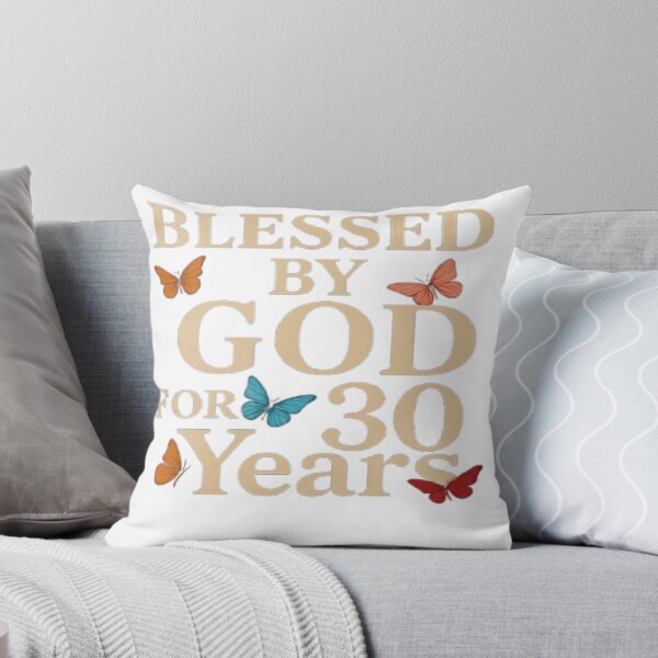 Item preview, 30 Years Blessed by God – Spiritual Anniversary Design designed and sold by semad34.