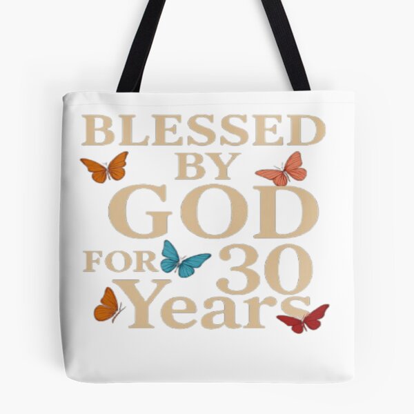 Item preview, 30 Years Blessed by God – Spiritual Anniversary Design designed and sold by semad34.