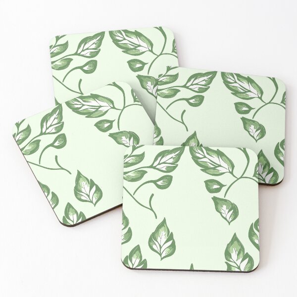 Item preview, Green leaf pattern designed and sold by Raiserdesign33.