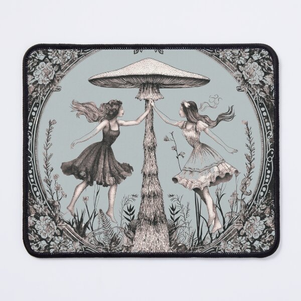 Item preview, Fun Loving Fae - Frolicking by the Fungi designed and sold by PitchBlackIcon.