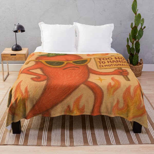 Item preview, Too Hot to Handle (Emotionally) – Spicy Pepper Attitude designed and sold by Neovibe Print.