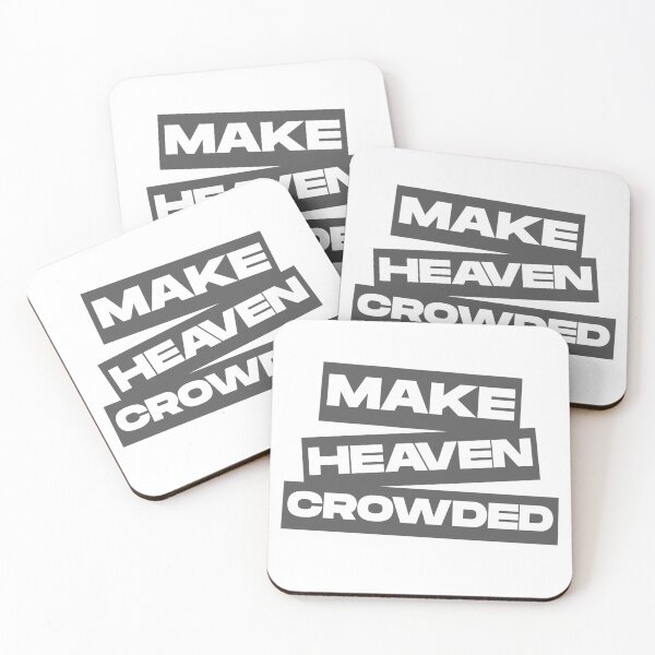 Item preview, make heaven crowded (black and white version) designed and sold by bywellversed.