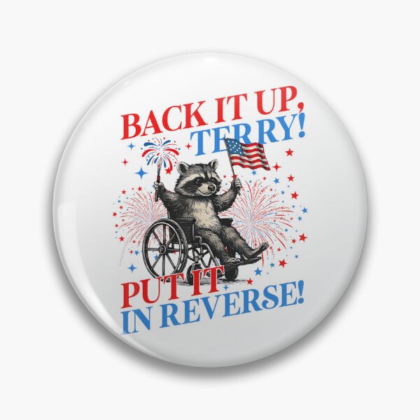 Item preview, Cute Back It Up Terry Put It In Reverse Raccoon 4Th July Firework designed and sold by Cute-Collection.