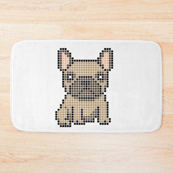 Item preview, Pixeled Frenchie (fawn) designed and sold by Brain Fart Buffet.