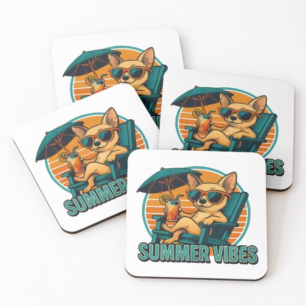 Item preview, Summer Vibes Cool Chihuahua  designed and sold by printmala.