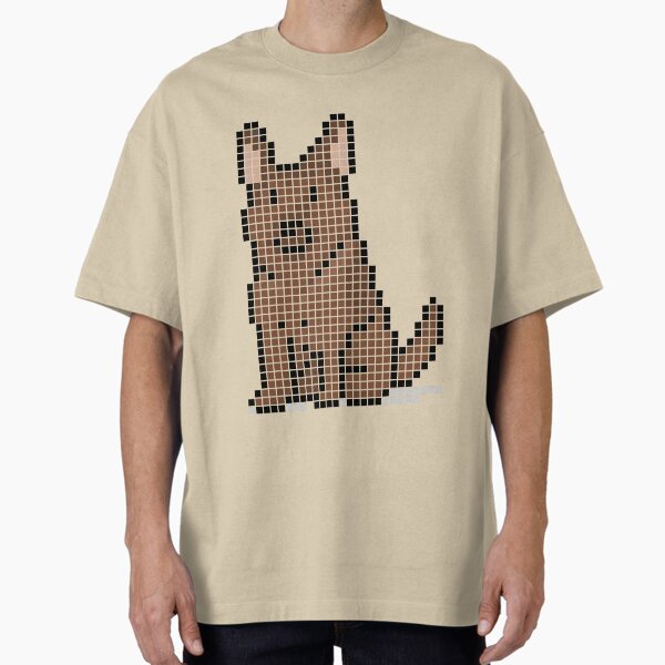 Item preview, Pixeled german shepherd (liver) designed and sold by Brain Fart Buffet.