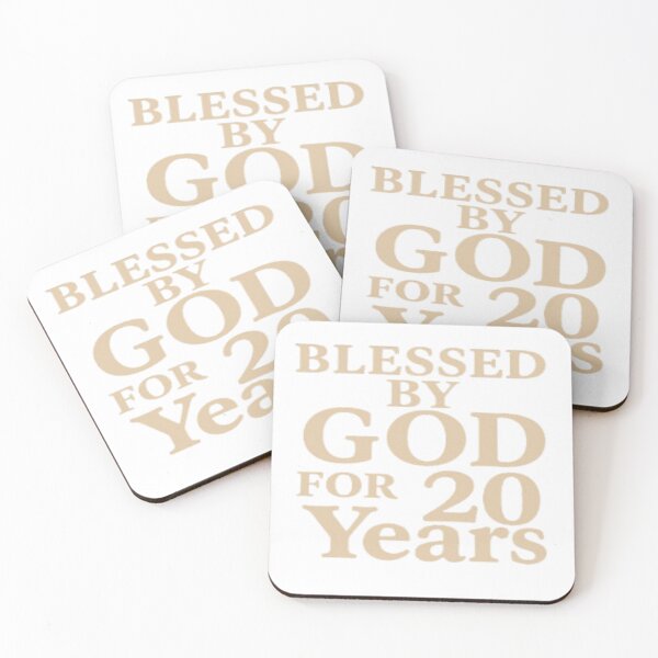 Item preview, 20 Years Blessed by God – Spiritual Anniversary Design designed and sold by semad34.