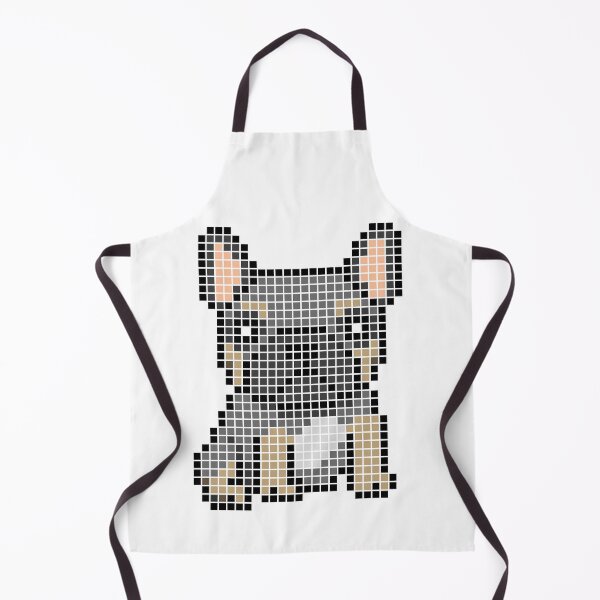 Item preview, Pixeled Frenchie (tri color) designed and sold by Brain Fart Buffet.
