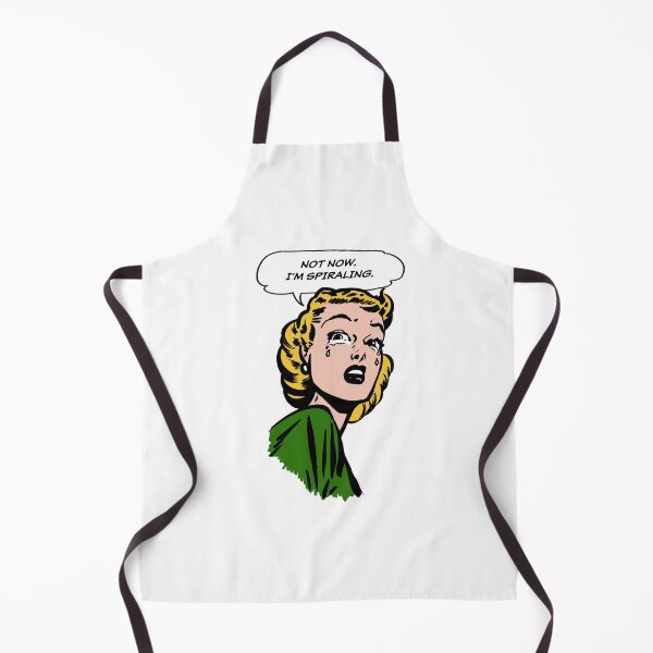 Item preview, Pop Art Crying Woman – “Not Now. I’m Spiraling.” Comic Design designed and sold by newyorkwala.