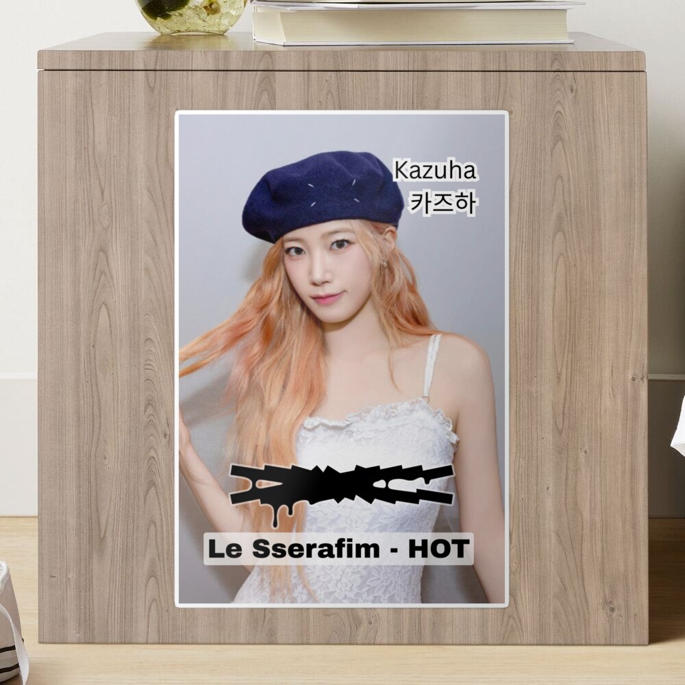 ECO BAG w/ SPECIAL PHOTO TAG カズハ LE SSERAFIM Kazuha Limited Edition Merch – K-pop Style T-shirts