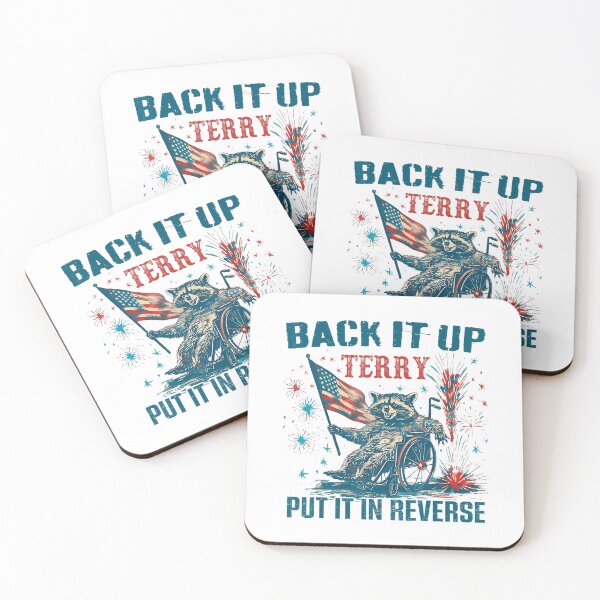 Item preview, Vintage Back It Up Terry Put It In Reverse Raccoon 4Th July Firework designed and sold by Cute-Collection.