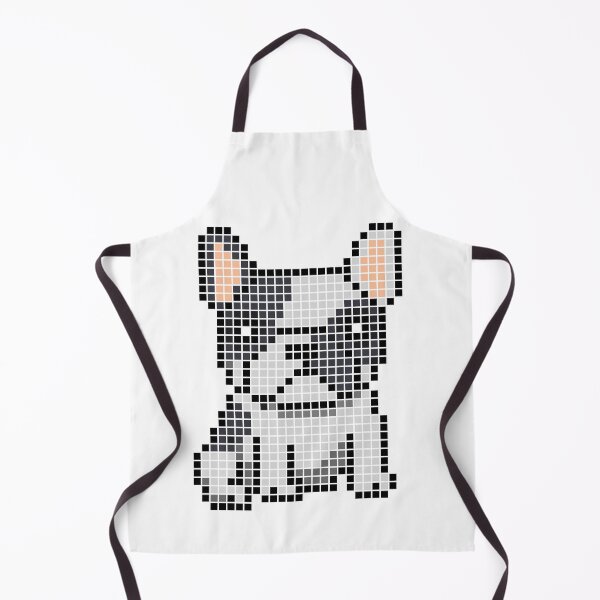 Item preview, Pixeled Frenchie (pied) designed and sold by Brain Fart Buffet.
