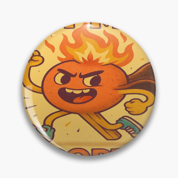 Item preview, Hot Mess Reporting for Duty – Fiery Hero in Sneakers designed and sold by Neovibe Print.