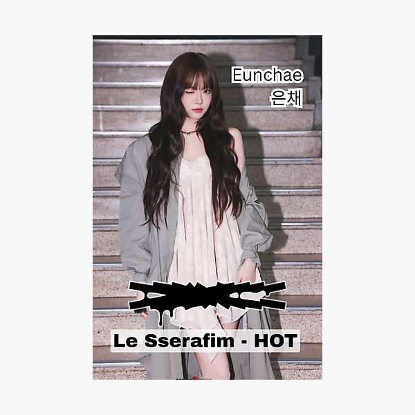 Item preview, Limited Edition LE SSERAFIM Eunchae Merch – Trendy K-pop Shirts & Accessories designed and sold by Valereekmerch.