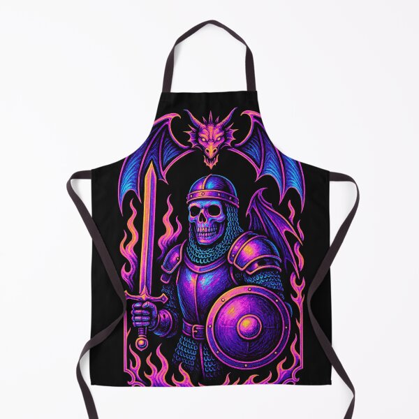 Item preview, Neon Skeleton Knight designed and sold by PitchBlackIcon.
