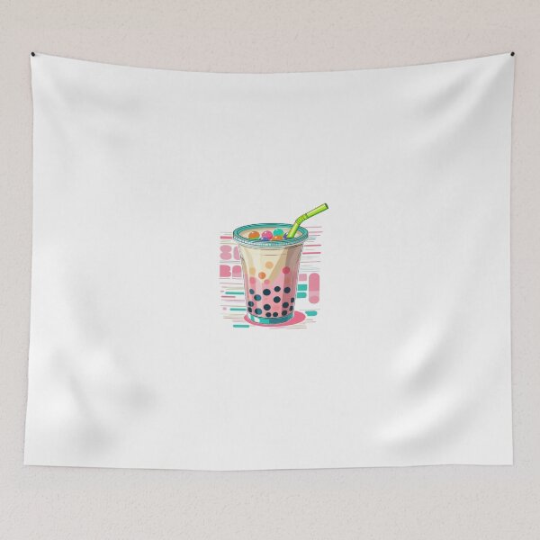 Item preview, Bubble Tea (Boba) Illustration Design designed and sold by DropTShop.