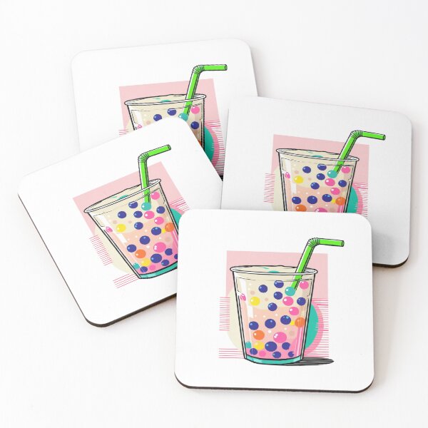 Aperçu de l'œuvre Illustration de thé aux perles (Boba) créée et vendue par DropTShop.