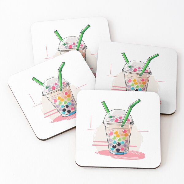 Aperçu de l'œuvre Illustration de thé aux perles (Boba) créée et vendue par DropTShop.