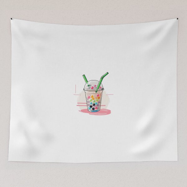 Item preview, Bubble Tea (Boba) Illustration Design designed and sold by DropTShop.