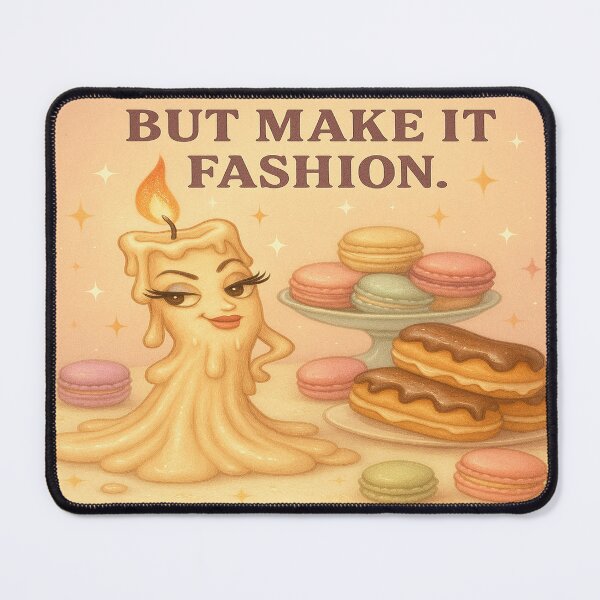 Item preview, Melting Down, But Make It Fashion – Glamorous Candle Chaos designed and sold by Neovibe Print.