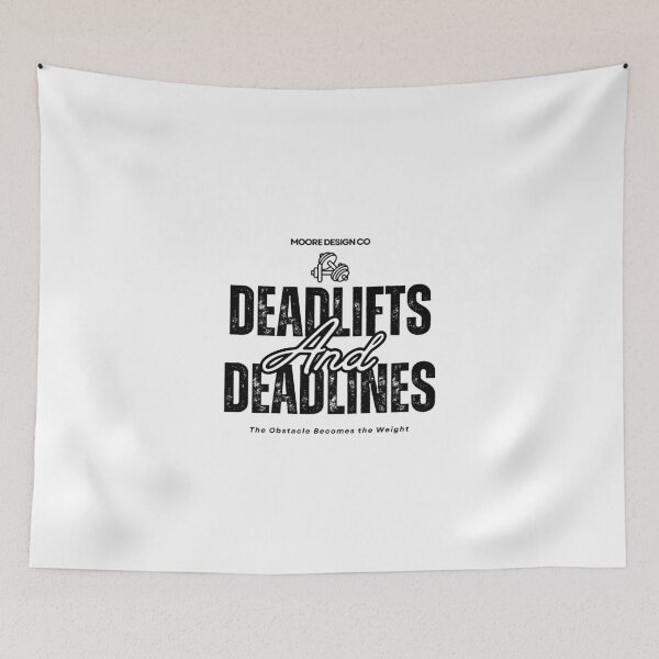 Item preview, Deadlifts and Deadlines designed and sold by MooreDesignCo.