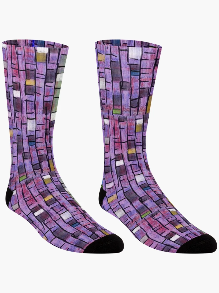 Thumbnail 3 of 5, Socks, Plum Rag Rug designed and sold by phylliswalter.