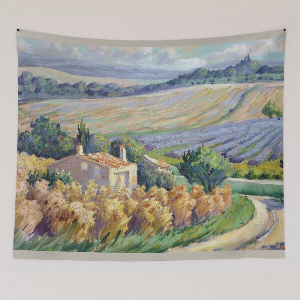 Item preview, French Countryside: Scenic Rural Painting designed and sold by CARRAANN.