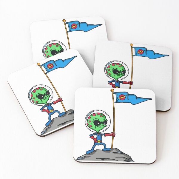 Item preview, Zero Planting His First Flag designed and sold by Planet-Zero.