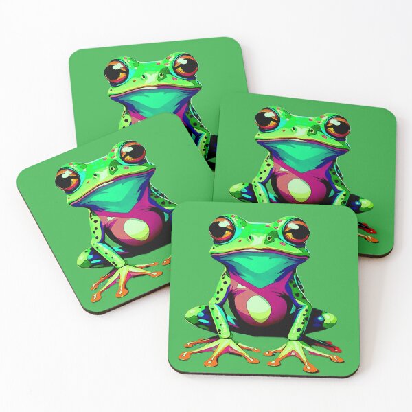 Item preview, Frog Cartoon designed and sold by ViaARTfactory.