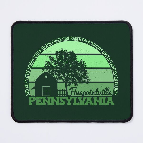 Item preview, Fivepointville Pennsylvania Sunset Retro Vintage Local Pride Logo designed and sold by CRHPOD20.