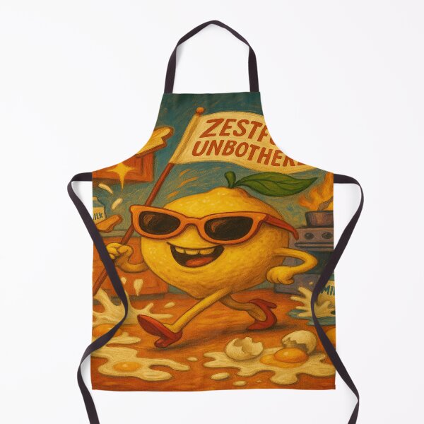 Item preview, Zestfully Unbothered – Cool Lemon in Chaos designed and sold by Neovibe Print.