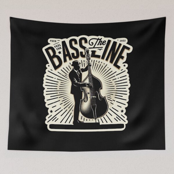 Item preview, Vintage Jazz Bass – Feel the Bassline Music Art designed and sold by JenniferCreaArte .