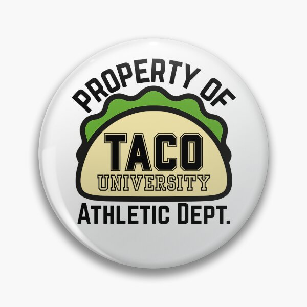 Item preview, Taco University Athletic Department – Funny Taco Gym Design designed and sold by caFUNated.