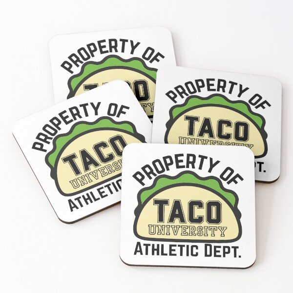 Item preview, Taco University Athletic Department – Funny Taco Gym Design designed and sold by caFUNated.