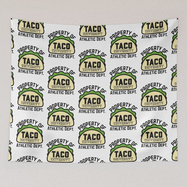 Item preview, Taco University Athletic Department – Funny Taco Gym Design designed and sold by caFUNated.