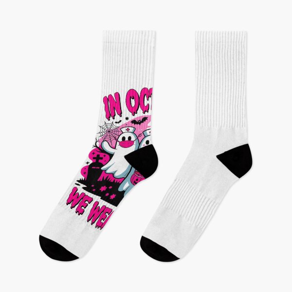 Item preview, In October We Wear Pink Breast Cancer Awareness Cute Ghost designed and sold by MOHITSALVI.