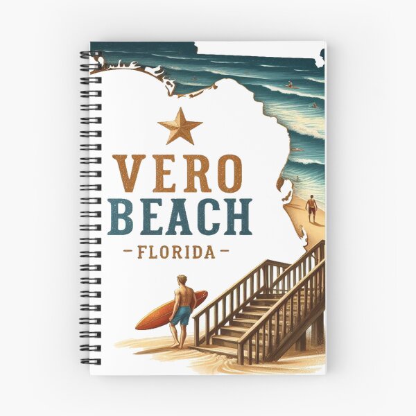 Item preview, Retro Vero Beach Sunset designed and sold by vectcd.