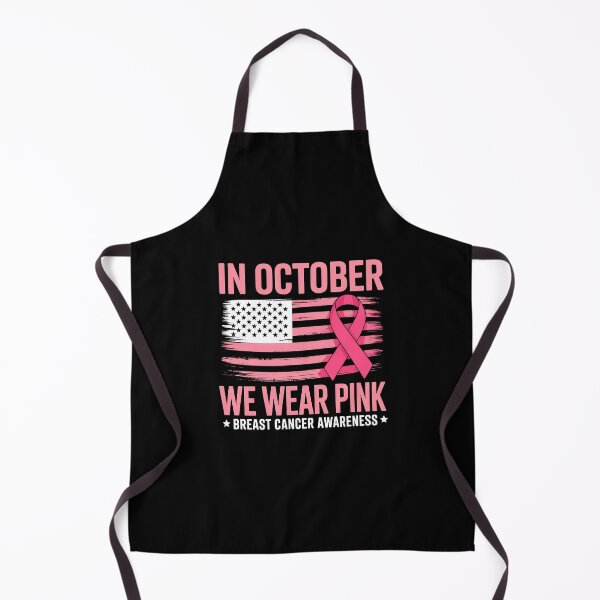 Item preview, In October We Wear Pink Breast Cancer Awareness USA Flag designed and sold by MOHITSALVI.