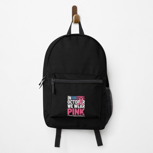 Item preview, In October We Wear Pink Breast Cancer Awareness USA Flag designed and sold by MOHITSALVI.