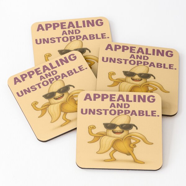 Item preview, Appealing and Unstoppable – Cool Banana with Big Energy designed and sold by Neovibe Print.