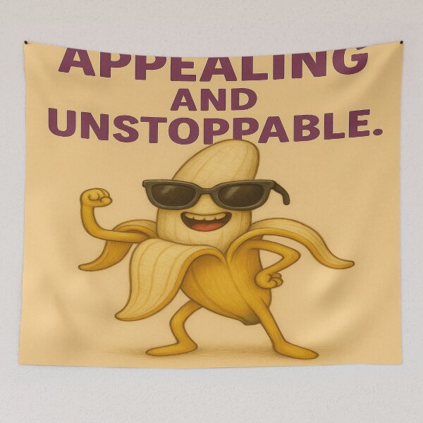 Item preview, Appealing and Unstoppable – Cool Banana with Big Energy designed and sold by Neovibe Print.