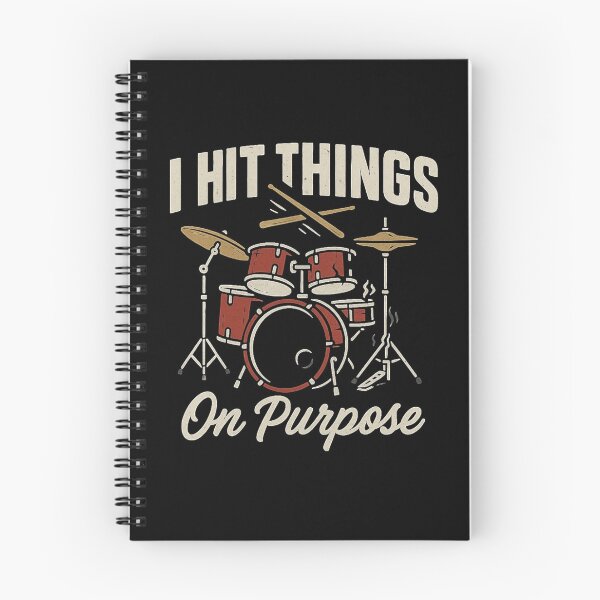 Item preview, I Hit Things on Purpose – Funny Drummer T-Shirt designed and sold by T-N-Tshirts.